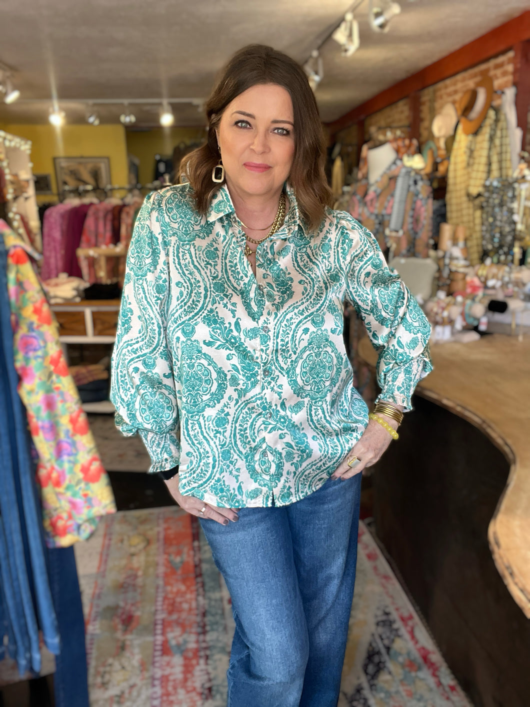 EMERALD BAY BLOUSE