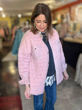 Load image into Gallery viewer, PINK QUILTED JACKET
